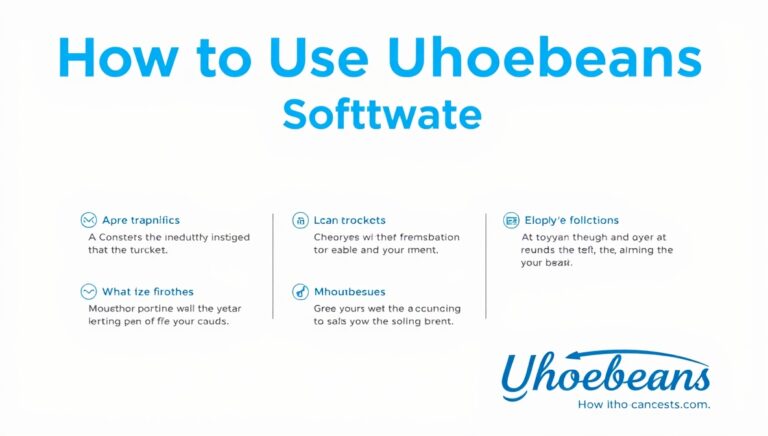 how to use uhoebeans software