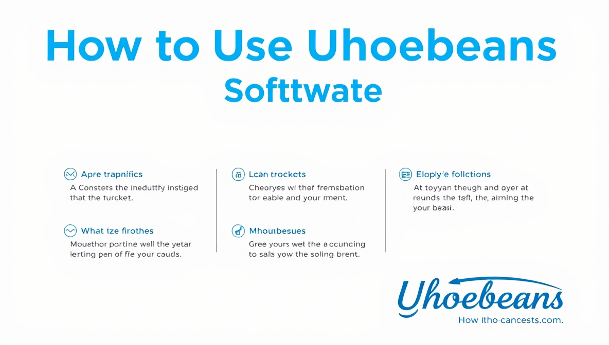how to use uhoebeans software