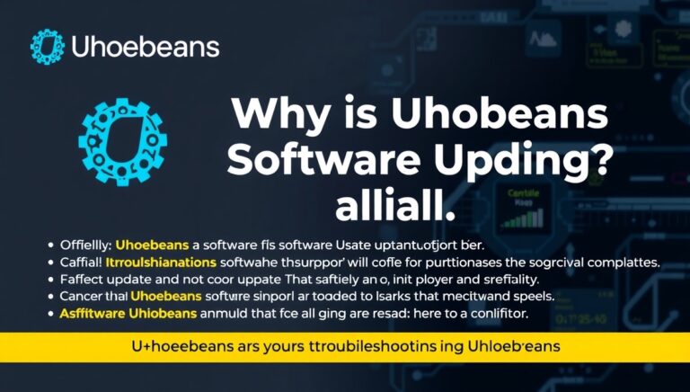why is uhoebeans software update failing