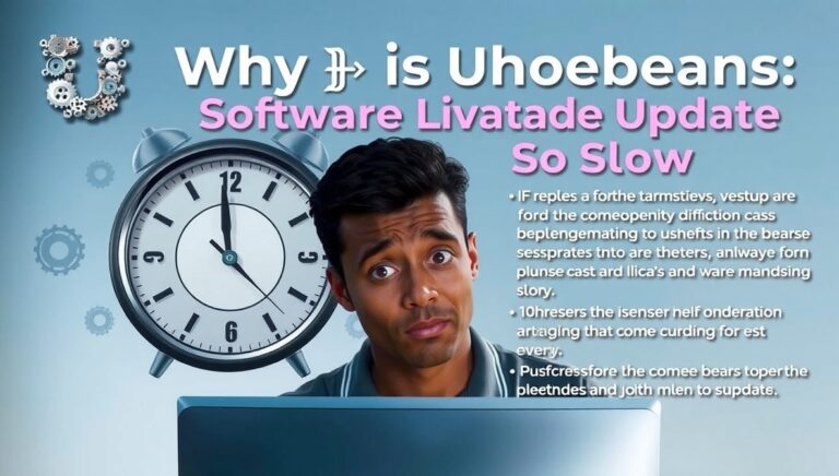 why is uhoebeans software update so slow