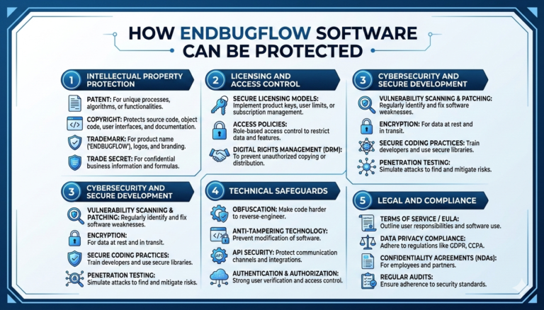 how endbugflow software can be protected