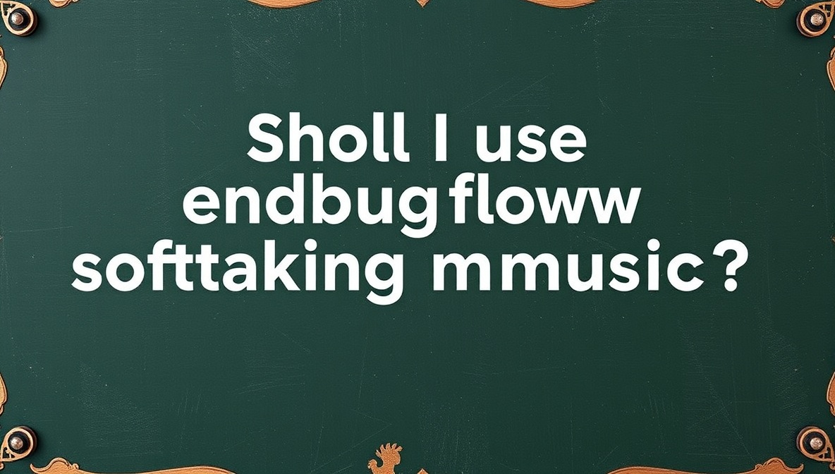 should i use endbugflow software for making music