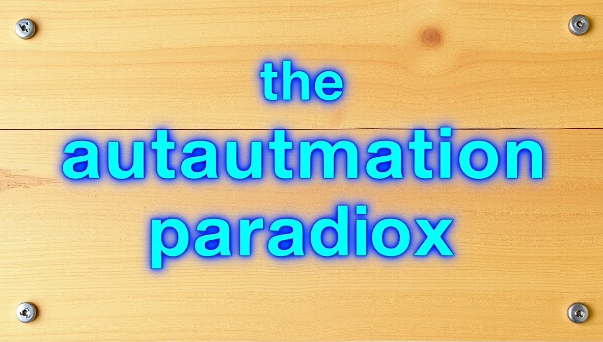the automation paradox