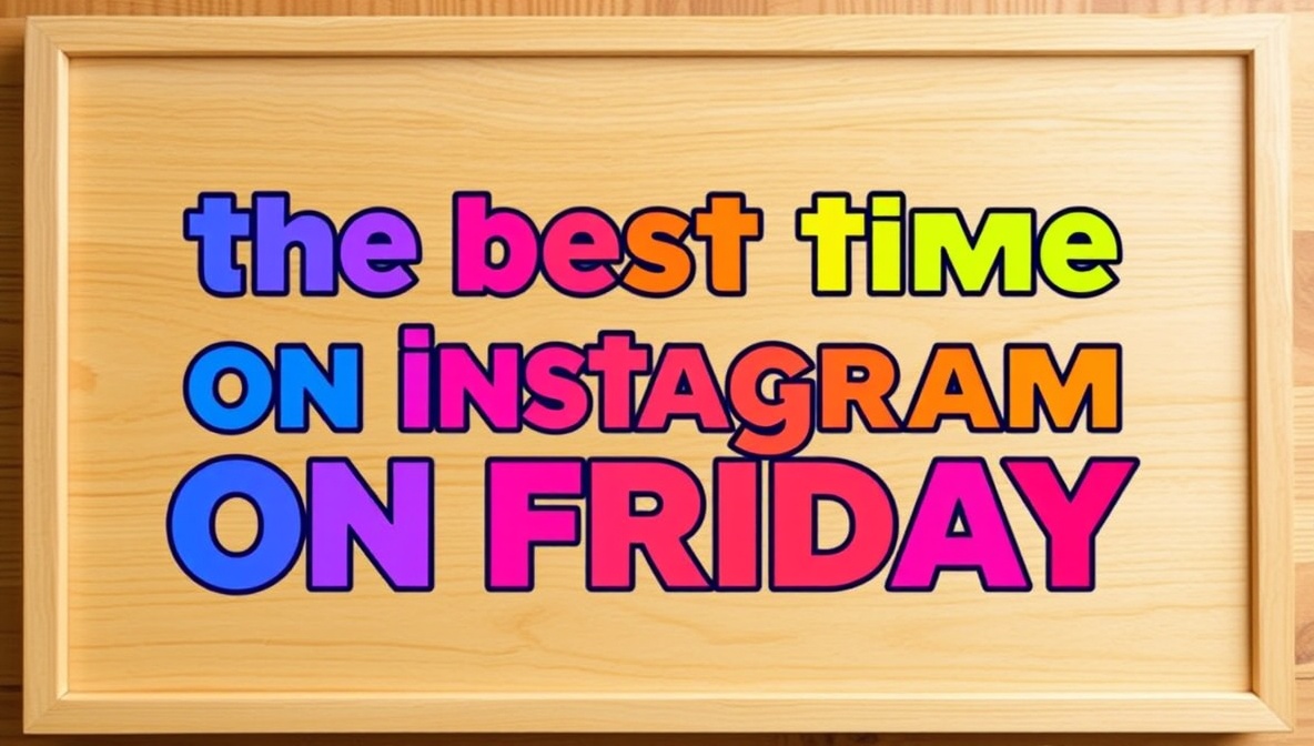 best time to post on instagram on friday